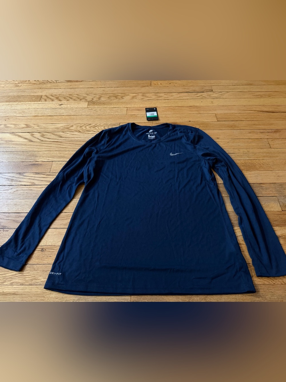 women’s Nike Dri-Fit Navy Blue Long Sleeve Athletic Shirt xl